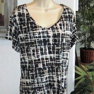Womens Plus Size Top Simply Vera 3X 24 26 28 Shirt